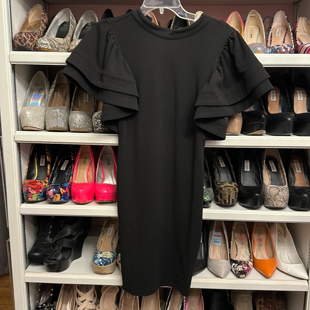 Fashion nova puff sleeve dress